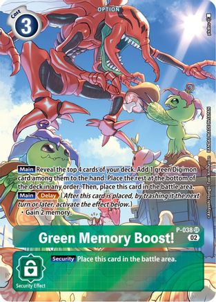Green Memory Boost! P-038 (Adventure Box 02)