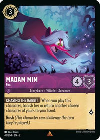 Madam Mim - Fox 46/204 - Rare - Cold Foil-Kantocards