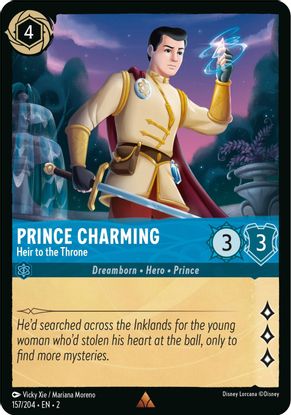 Prince Charming - Heir to the Throne  157/204 - Rare - Cold Foil