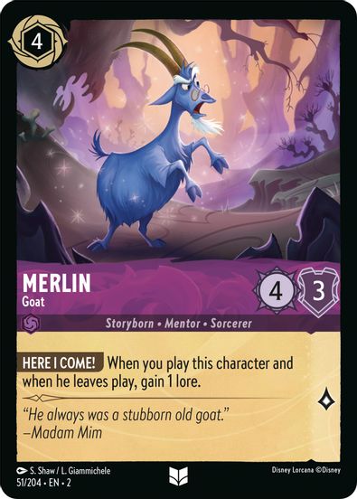 Merlin - Goat 51/204 - Uncommon-Kantocards