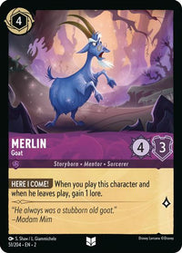 Merlin - Goat 51/204 - Uncommon - Cold Foil-Kantocards