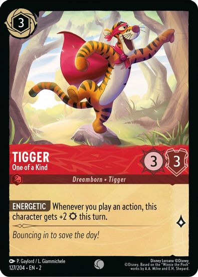 Tigger - One of a Kind 127/204 - Common-Kantocards
