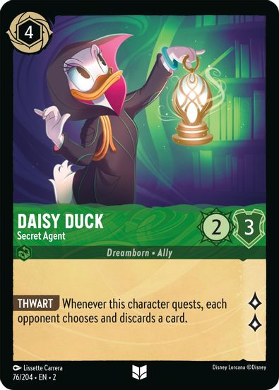Daisy Duck - Secret Agent  76/204 - Uncommon