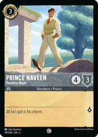 Prince Naveen - Penniless Royal 191/204 - Common-Kantocards