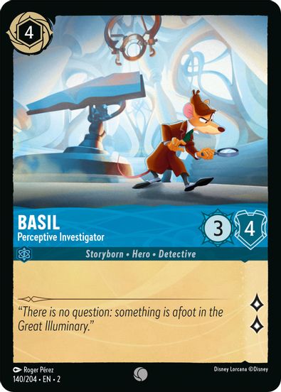 Basil - Perceptive Investigator 140/204 - Common-Kantocards
