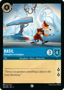 Basil - Perceptive Investigator 140/204 - Common - Cold Foil-Kantocards
