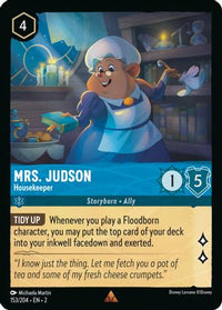 Mrs. Judson - Housekeeper 153/204 - Rare-Kantocards