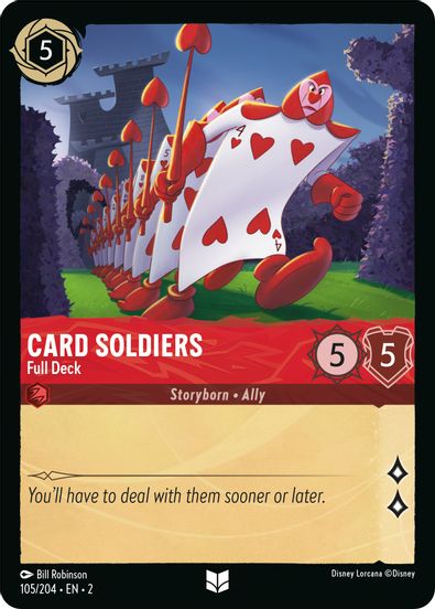 Card Soldiers - Full Deck  105/204 - Uncommon