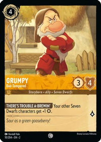 Grumpy - Bad-Tempered 10/204 - Common - Cold Foil-Kantocards
