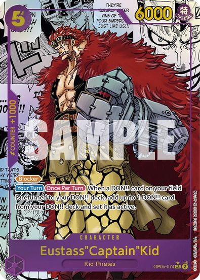 Eustass"Captain"Kid (Alternate Art) (Manga) OP05-074 - Super Rare-Kantocards
