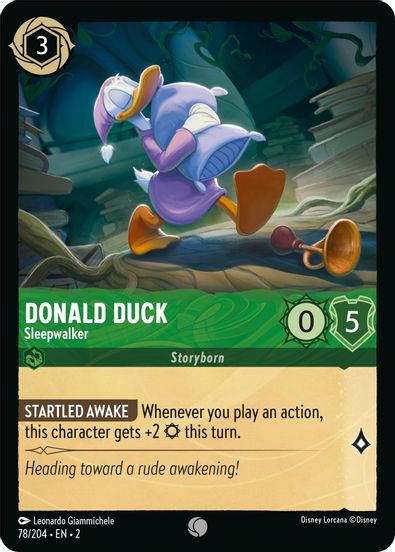 Donald Duck - Sleepwalker  78/204 - Common