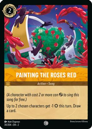 Painting the Roses Red  30/204 - Common - Cold Foil