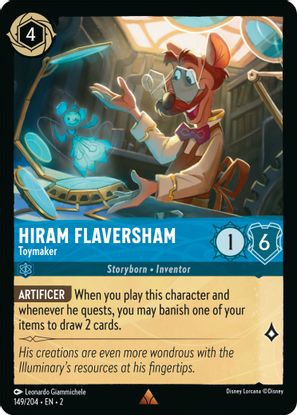 Hiram Flaversham - Toymaker  149/204 - Rare - Cold Foil