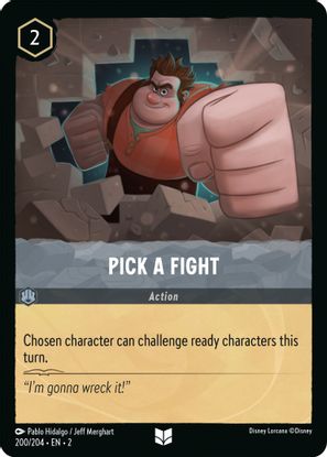 Pick a Fight  200/204 - Uncommon - Cold Foil