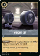 Weight Set 204/204 - Rare-Kantocards