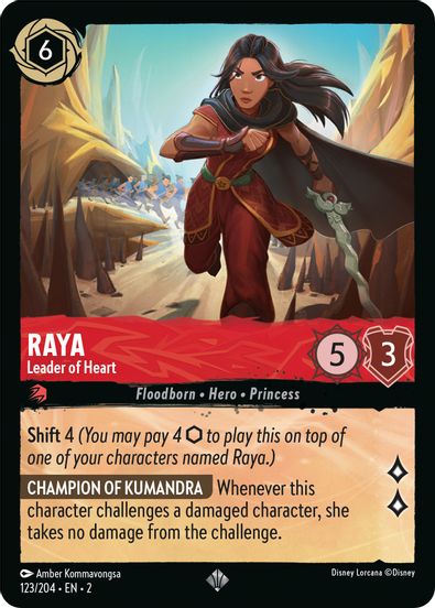 Raya - Leader of Heart 123/204 - Super Rare-Kantocards