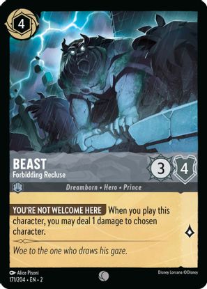 Beast - Forbidding Recluse  171/204 - Common