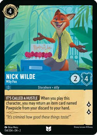 Nick Wilde - Wily Fox 154/204 - Uncommon-Kantocards