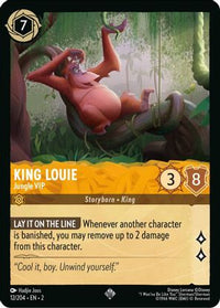 King Louie - Jungle VIP 12/204 - Super Rare-Kantocards