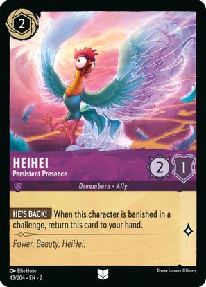 HeiHei - Persistent Presence  43/204 - Uncommon - Cold Foil