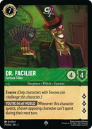 Dr. Facilier - Fortune Teller 79/204 - Super Rare - Cold Foil-Kantocards