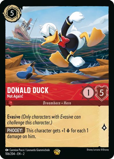 Donald Duck - Not Again!  106/204 - Legendary