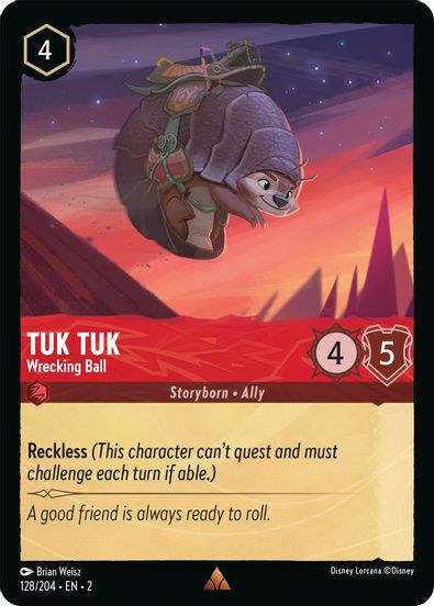 Tuk Tuk - Wrecking Ball 128/204 - Rare - Cold Foil-Kantocards