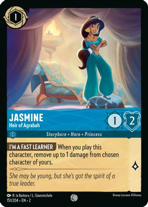Jasmine - Heir of Agrabah  151/204 - Common - Cold Foil