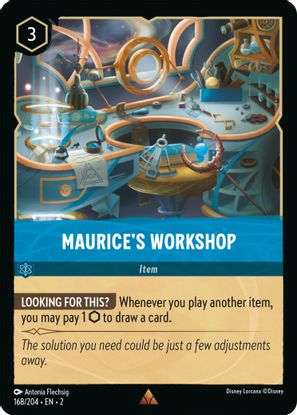 Maurice's Workshop  168/204 - Rare - Cold Foil