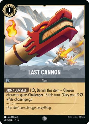 Last Cannon  202/204 - Common - Cold Foil