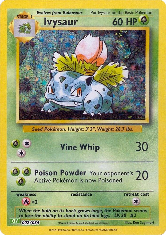 Ivysaur 002/034 - Cosmos Holo