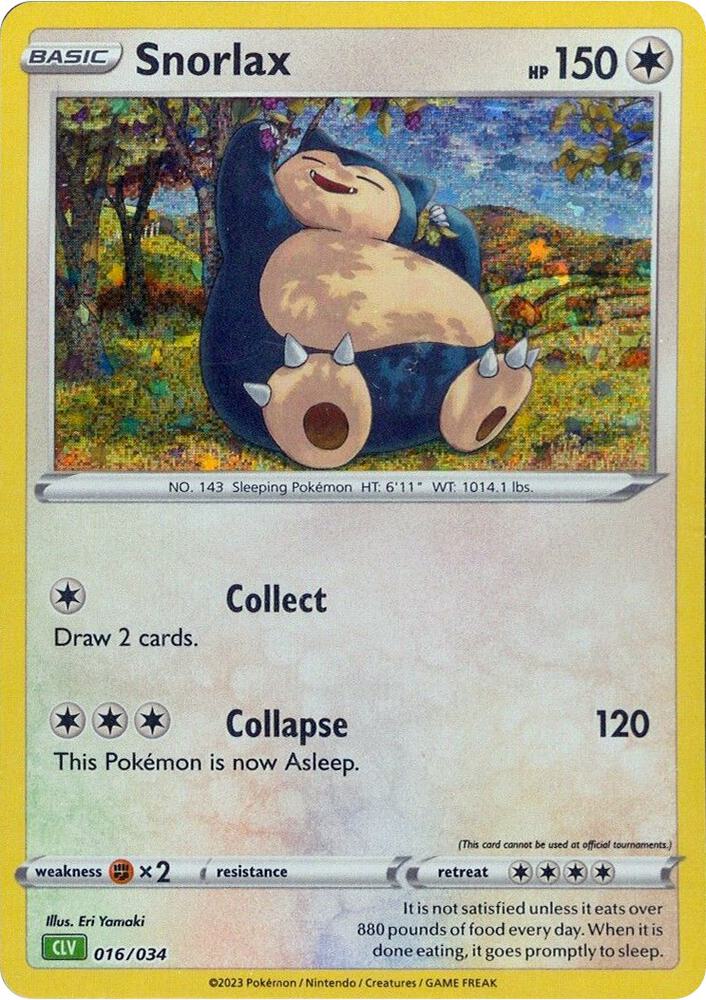 Snorlax 016/034 - Cosmos Holo