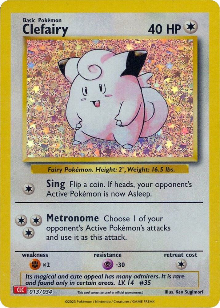 Clefairy 013/034 - Cosmos Holo