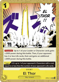 El Thor OP05-114 - Uncommon-Kantocards