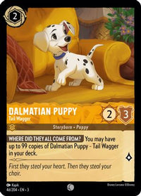 Dalmatian Puppy - Tail Wagger (4d/204) - Common-Kantocards