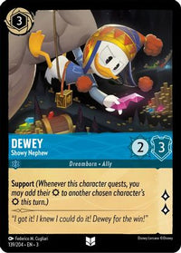 Dewey - Showy Nephew 139/204 - Uncommon-Kantocards