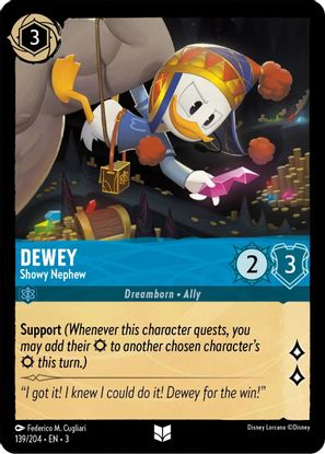 Dewey - Showy Nephew  139/204 - Uncommon