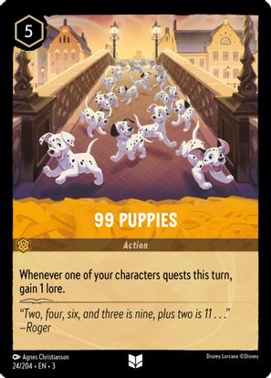 99 Puppies  24/204 - Uncommon