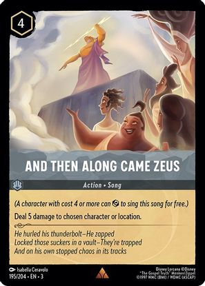 And Then Along Came Zeus  195/204 - Rare