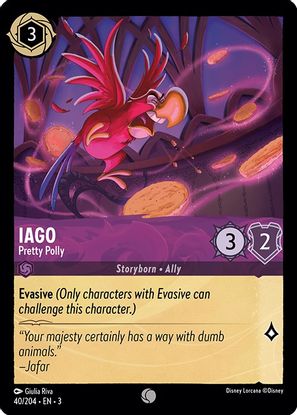 Iago - Pretty Polly  40/204 - Common - Cold Foil