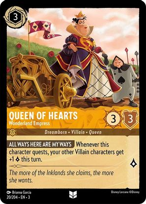 Queen of Hearts - Wonderland Empress 20/204 - Uncommon-Kantocards