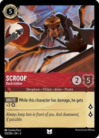 Scroop - Backstabber 122/204 - Uncommon-Kantocards