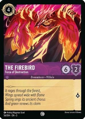 The Firebird - Force of Destruction 56/204 - Common - Cold Foil-Kantocards