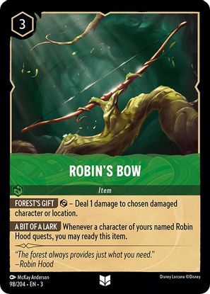 Robin's Bow 98/204 - Uncommon-Kantocards