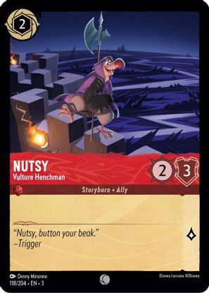 Nutsy - Vulture Henchman 118/204 - Common-Kantocards