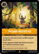 The Bare Necessities 28/204 - Rare - Cold Foil-Kantocards