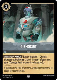 Gizmosuit 200/204 - Common - Cold Foil-Kantocards