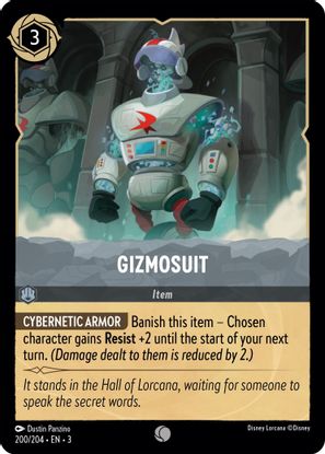 Gizmosuit 200/204 - Common - Cold Foil-Kantocards