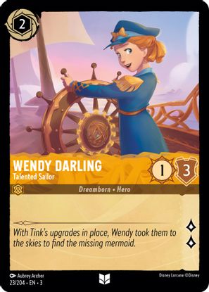 Wendy Darling - Talented Sailor 23/204 - Uncommon-Kantocards