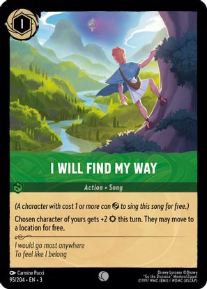 I Will Find My Way  95/204 - Common - Cold Foil
